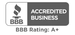 Better Business Bureau Accredited business BBB rating: A plus